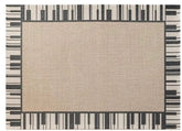 Classic Scandinavian 3D design Wilton woven carpet (Piano Keys)